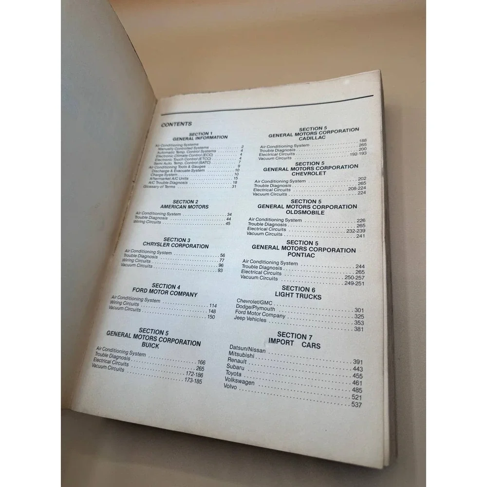 Chilton's Guide to Air Conditioning Repair & Service #7580‎ 1982-1985 Paperback